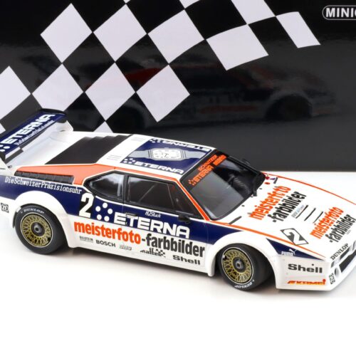 1:18 Minichamps BMW M1 Schnitzer-Eterna Zolder 1982 Winner H.-J.Stuck