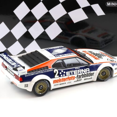 1:18 Minichamps BMW M1 Schnitzer-Eterna Zolder 1982 Winner H.-J.Stuck