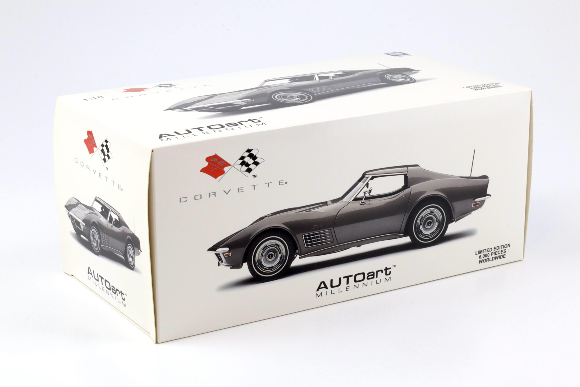 1:18 AUTOart Chevrolet Corvette C3 1970 Laguna Grey Metallic 71173