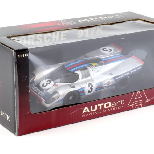 1:18 AUTOart Porsche 917K Winner Sebring 1971 Elford/ Larrousse #3 Martini 80034