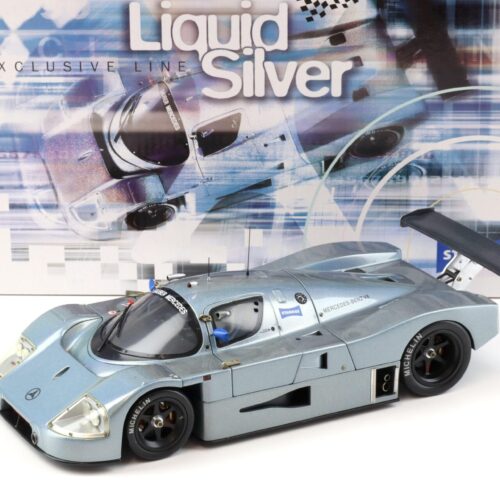 1:18 Exoto Sauber Mercedes C9 STANDOX Liquid silver 1991 RLG18199