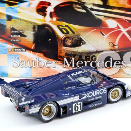 1:18 Exoto Sauber Mercedes C9 Kouros 1987 Spa Francorchamps 1000 km #71 RLG18192