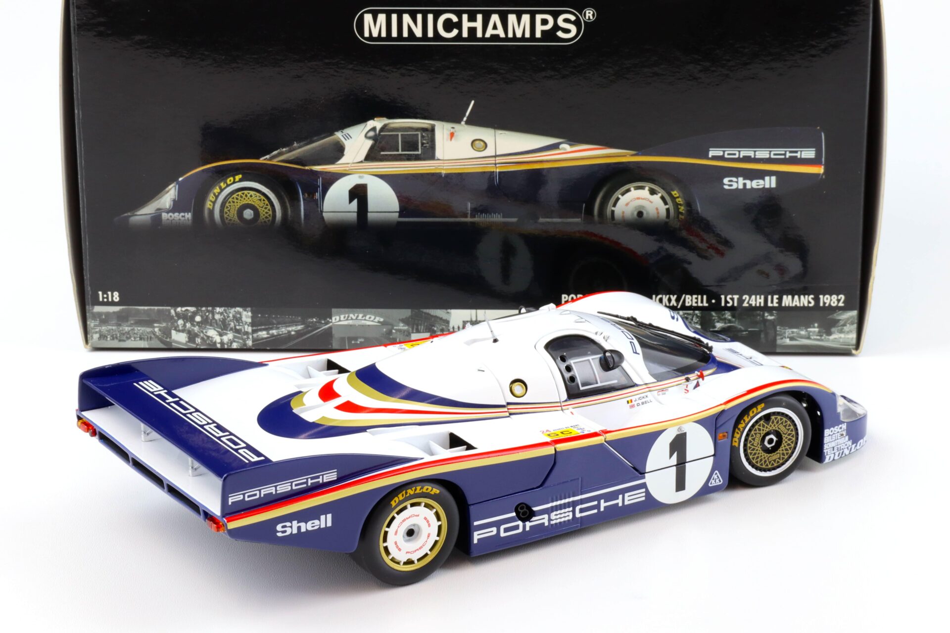 1:18 Minichamps Porsche 956L Winner 24h Le Mans 1982 Ickx/Bell #1
