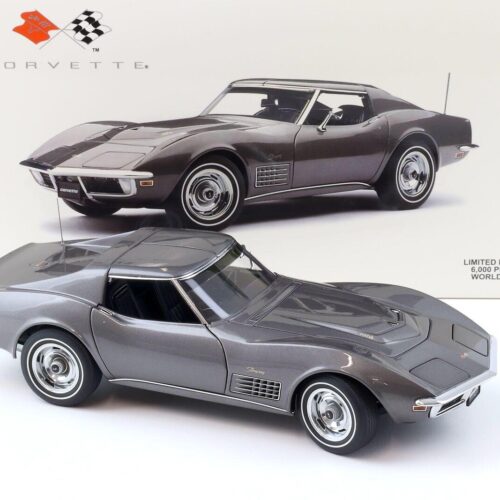 1:18 AUTOart Chevrolet Corvette C3 1970 Laguna Grey Metallic 71173