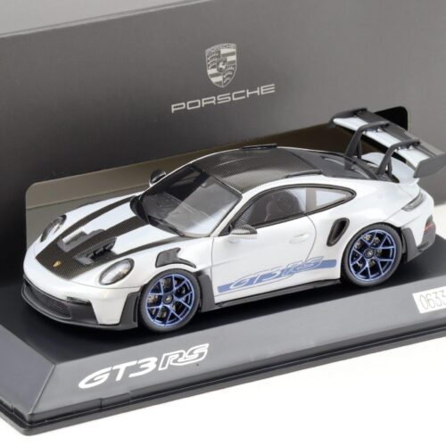 1:43 Spark Porsche 911 (992) GT3 RS Weissach Package ice grey/ indigo blue WAP DEALER