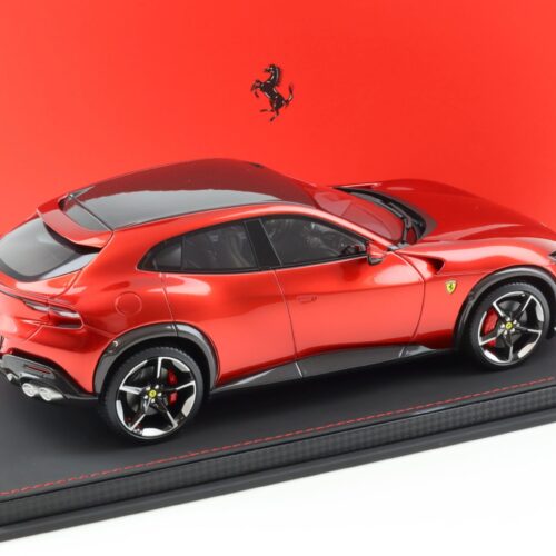 1:18 BBR Ferrari Purosangue Rosso Magma red/ Carbon - Limited 40 pcs.