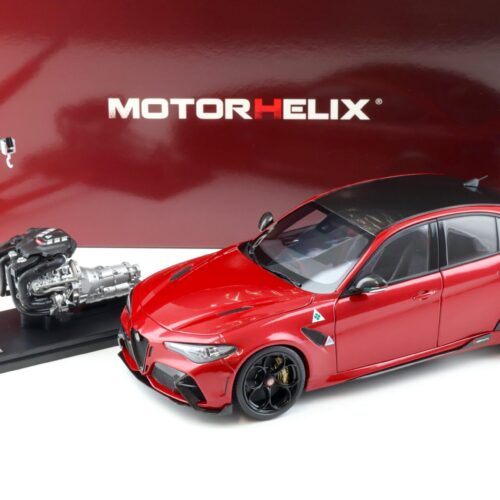 1:18 Motorhelix Alfa Romeo Giulia GTA Rosso GTA red + engine Die-Cast M89001