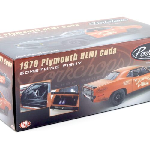 1:18 ACME 1970 Plymouth Hemi Cuda Something Fishy PorkchopÂ´s Chop Shop