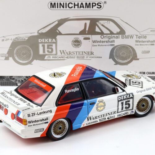 1:18 Minichamps BMW M3 E30 DTM #15 R.Ravaglia DTM Champion 1989