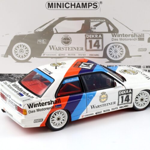 1:18 Minichamps BMW M3 E30 DTM M-Team Schnitzer Winkelhock Winner Norisring 1992