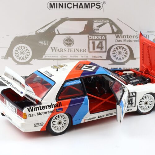 1:18 Minichamps BMW M3 E30 DTM M-Team Schnitzer Winkelhock Winner Norisring 1992