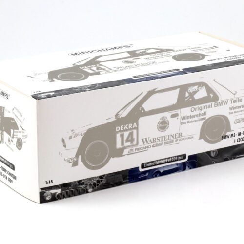 1:18 Minichamps BMW M3 E30 DTM M-Team Schnitzer #14 J.Cecotto DTM 1989