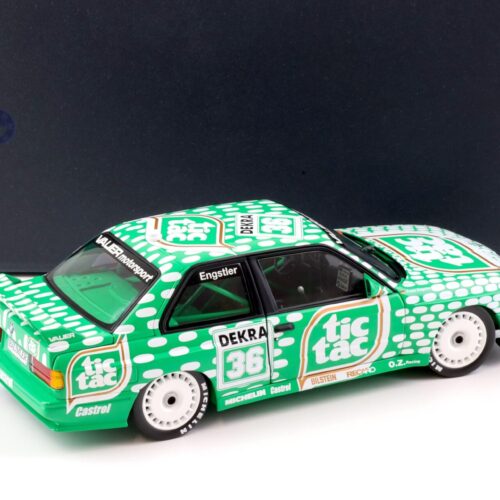 1:18 Minichamps BMW M3 E30 DTM TICTAC Team Valier Engstler 1992 DEALER VERSION