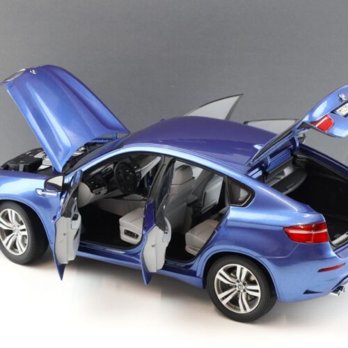 1:18 Kyosho BMW X6 M E71 Monte Carlo blue metallic DEALER VERSION