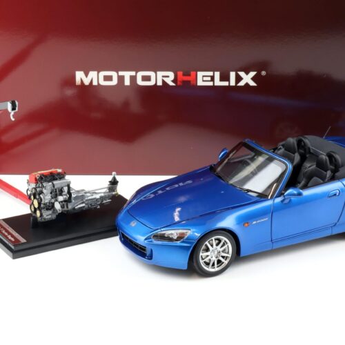 1:18 Motorhelix Honda S2000 (AP2) Bermuda blue pearl + engine Diecast M85107