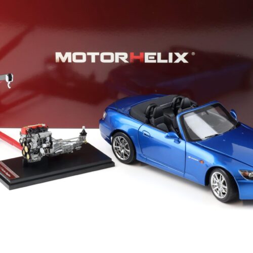 1:18 Motorhelix Honda S2000 (AP2) Bermuda blue pearl + engine Diecast M85107
