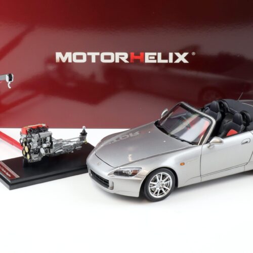 1:18 Motorhelix Honda S2000 (AP2) silver metallic + engine Diecast M85108
