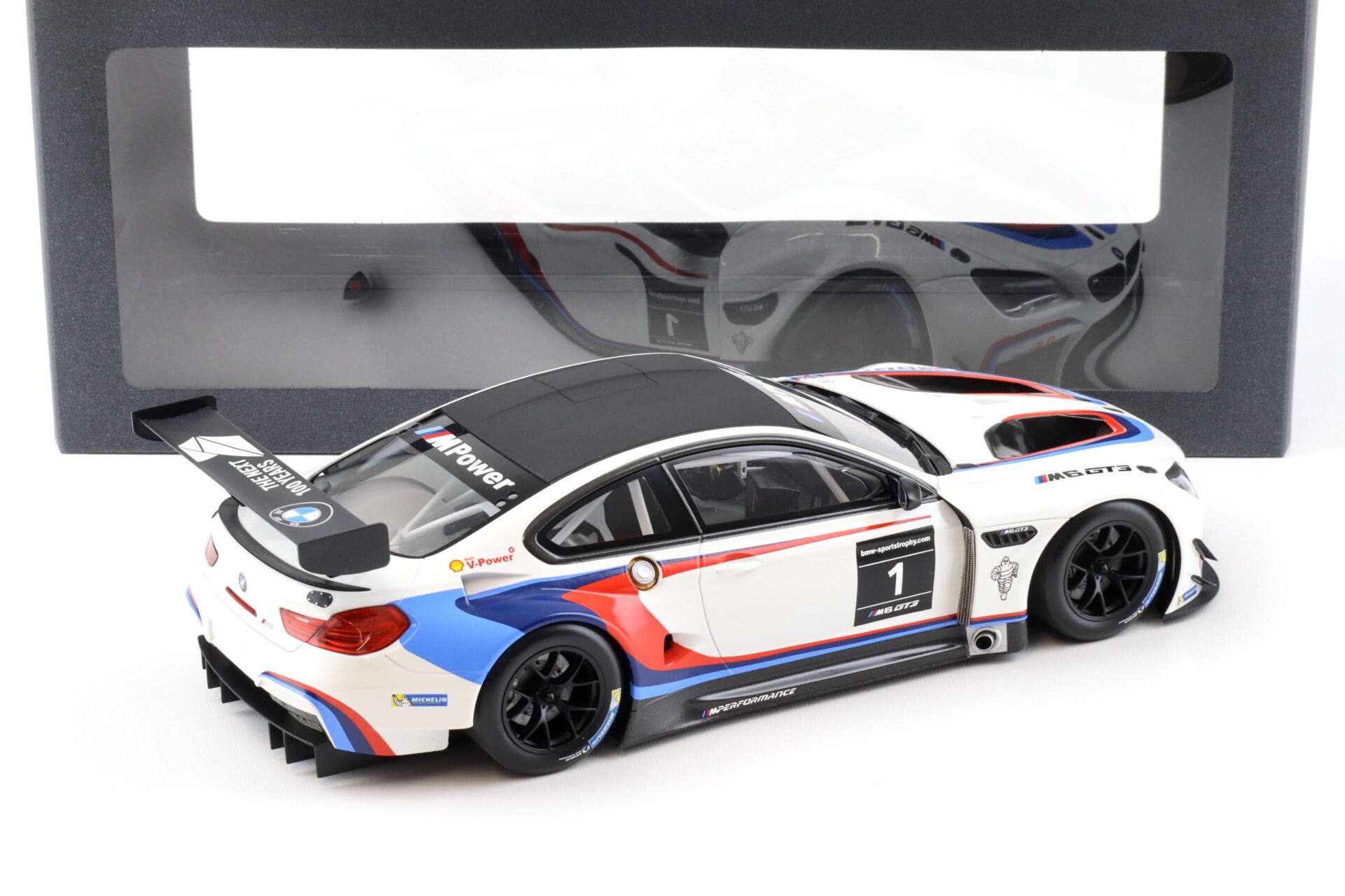 1:18 Kyosho BMW M6 GT3 BMW Sportstrophy #1 Promo DEALER VERSION