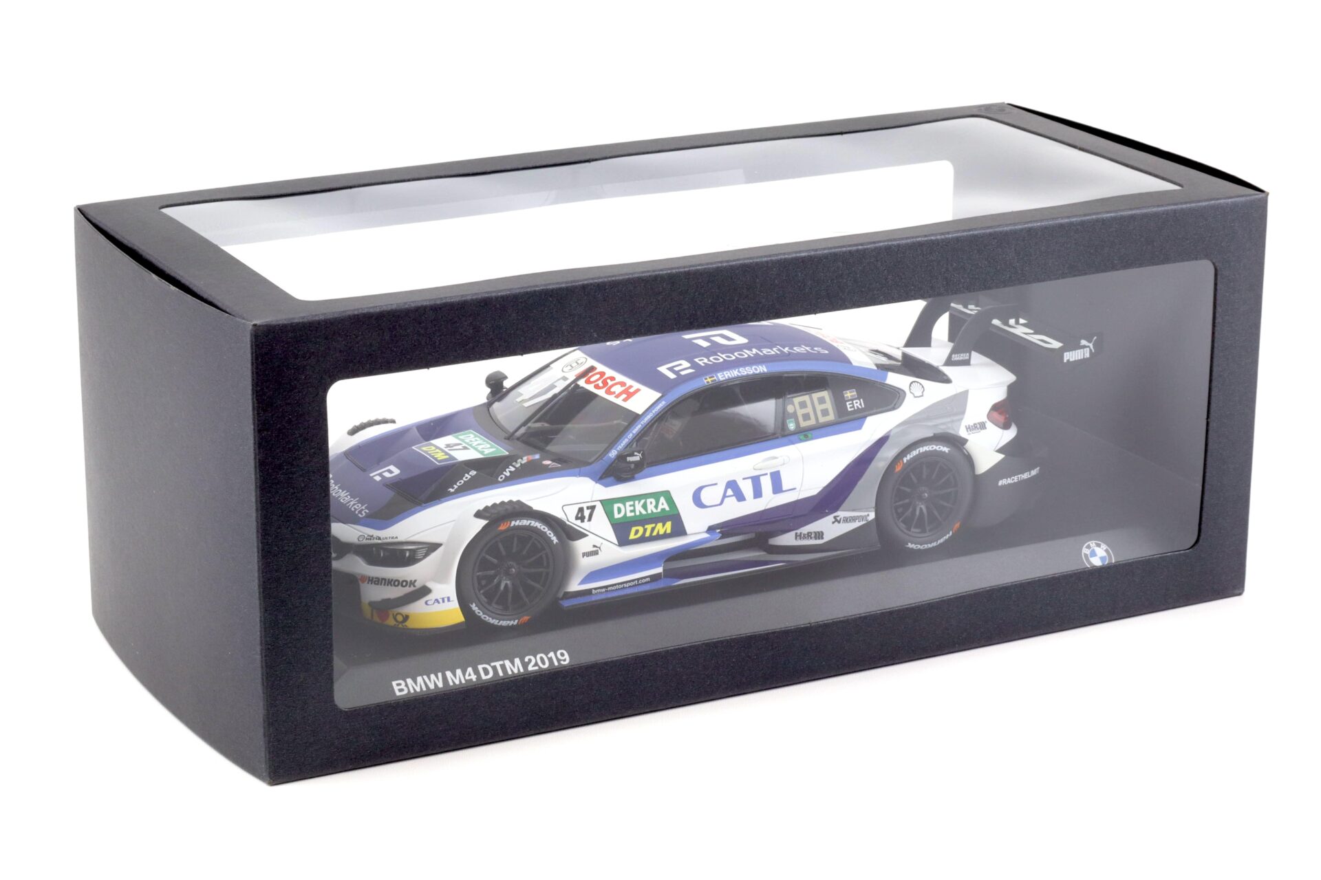 1:18 Norev BMW M4 DTM 2019 J.Eriksson BMW Team RBM #47 CATL DEALER VERSION