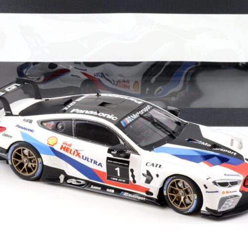 1:18 Minichamps BMW M8 GTE #1 Missin 8 Press Version 2018 white DEALER VERSION