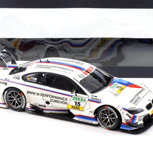 1:18 Minichamps BMW M3 E92 DTM 2013 Tomczyk #15 white DEALER VERSION