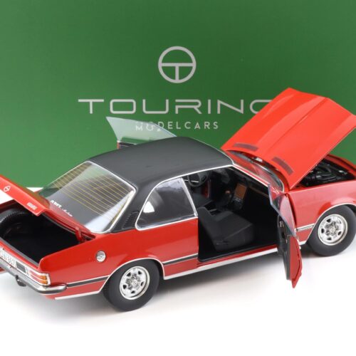 1:18 Touring Modelcars Opel Commodore B GS/E Coupe 1975 red/ black roof