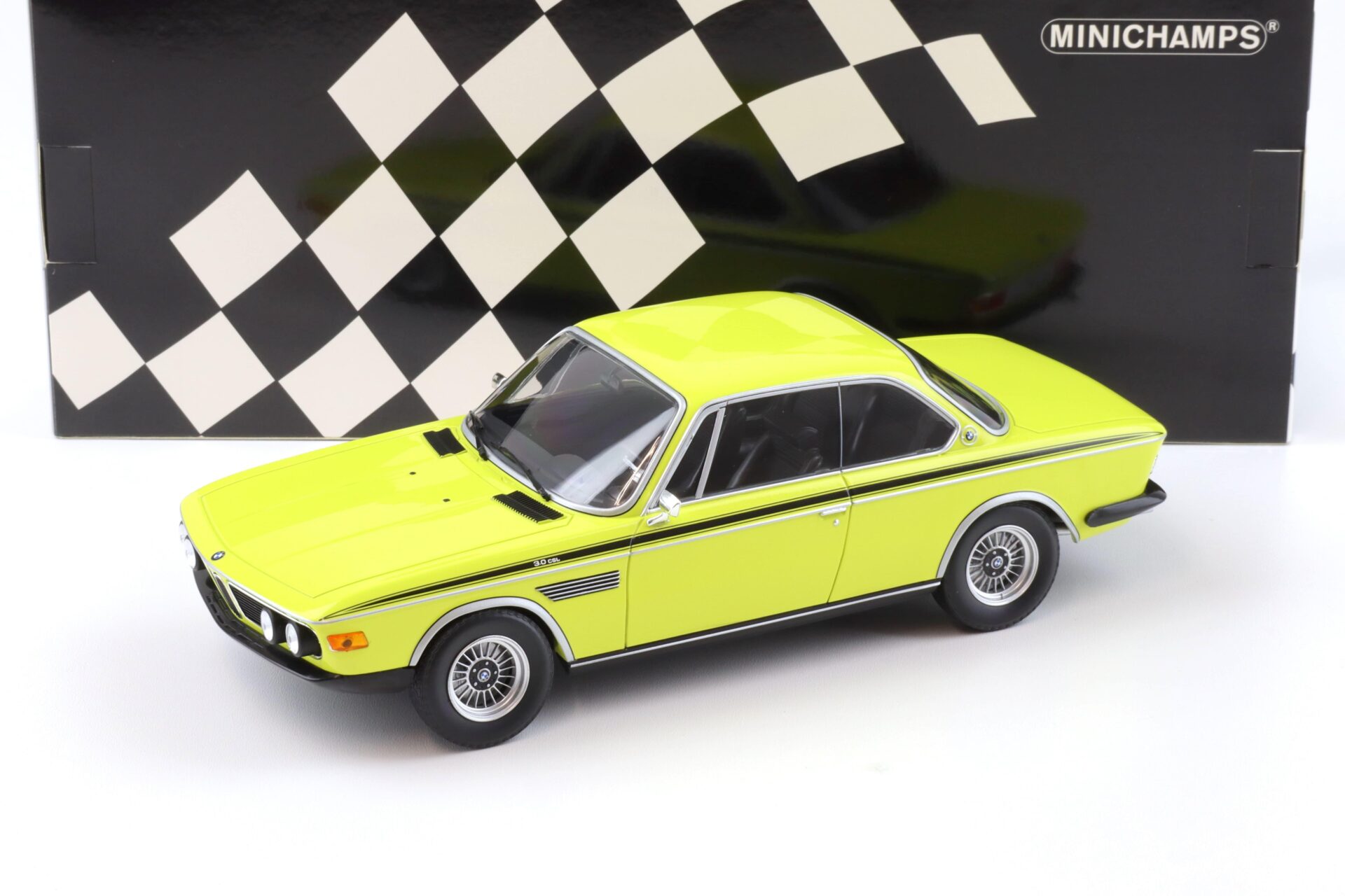 1:18 Minichamps BMW 3.0 CSL Coupe 1971 yellow