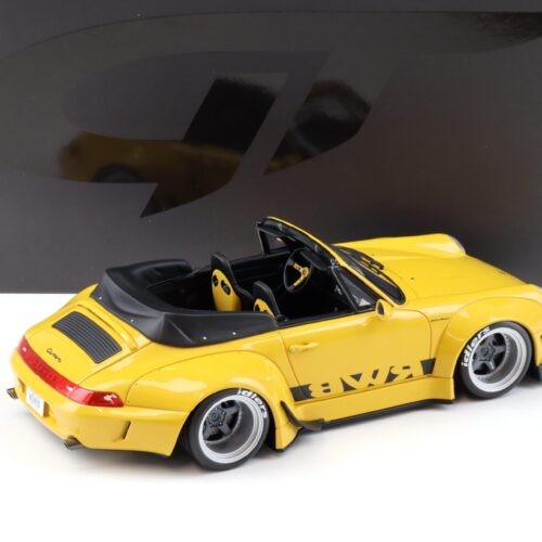 1:18 GT Spirit GT450 Porsche 911 (993) RWB Bodykit NOHRA RAUH-WELT yellow 2023 - Image 3