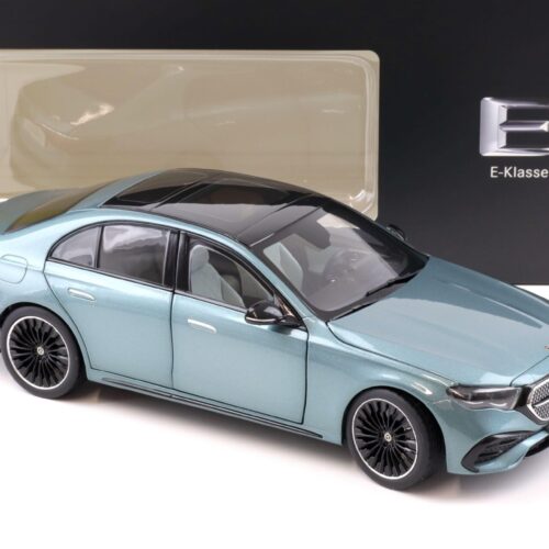 1:18 iScale Mercedes E-Klasse Limousine W214 AMG Line verde silver DEALER VERSION