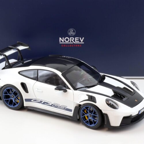 1:18 Norev Porsche 911 (992) GT3 RS Weissach Package 2022 white/ indigo blue 187353