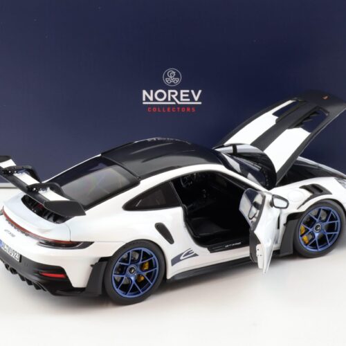 1:18 Norev Porsche 911 (992) GT3 RS Weissach Package 2022 white/ indigo blue 187353