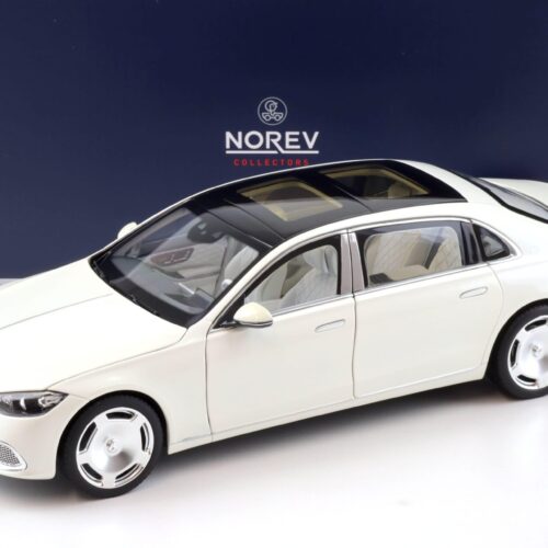 1:18 Norev Mercedes Maybach S-Class S680 4MATIC Limousine 2021 Diamond white