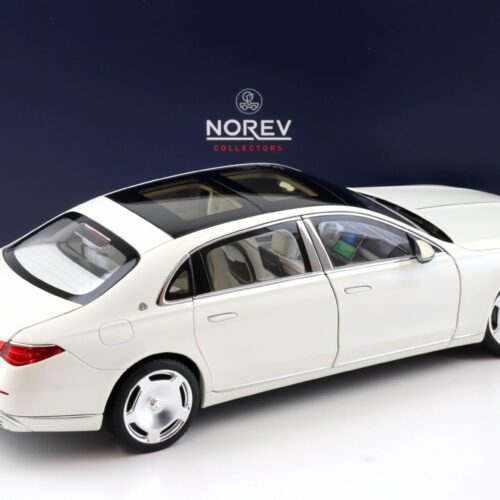 1:18 Norev Mercedes Maybach S-Class S680 4MATIC Limousine 2021 Diamond white