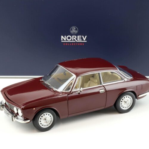 1:18 Norev Alfa Romeo 2000 GTV Coupe 1973 Maroon - Image 1