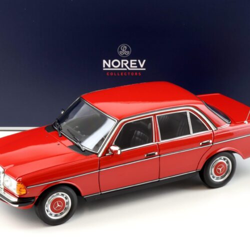 1:18 Norev Mercedes 200 Limousine W123 red 1982 - Limited 1000 pcs.