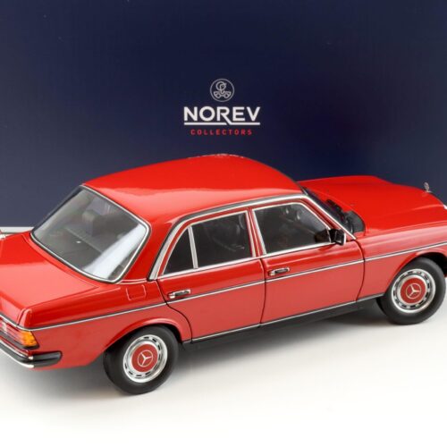 1:18 Norev Mercedes 200 Limousine W123 red 1982 - Limited 1000 pcs.