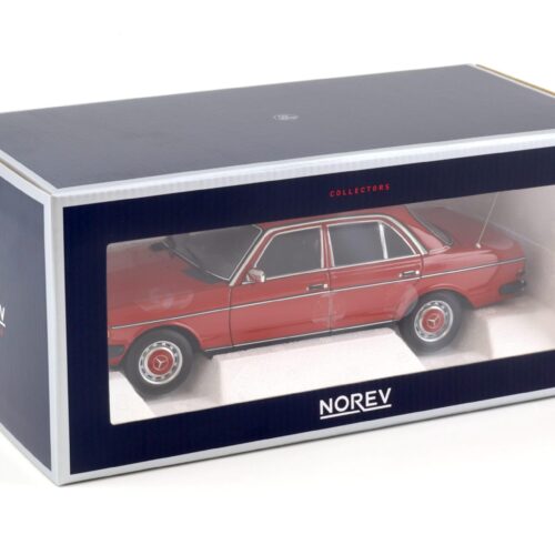 1:18 Norev Mercedes 200 Limousine W123 red 1982 - Limited 1000 pcs.