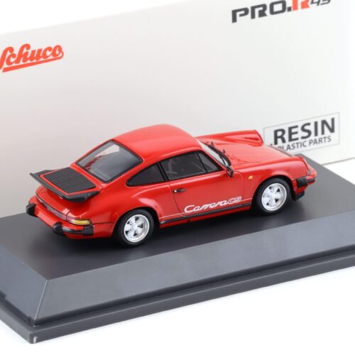 1:43 Schuco PRO.R43 Porsche 911 Carrera 3.2 CS Coupe red/ white