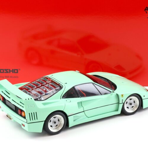 1:18 Kyosho 1987 Ferrari F40 Coupe mint green 08416MG Die-Cast