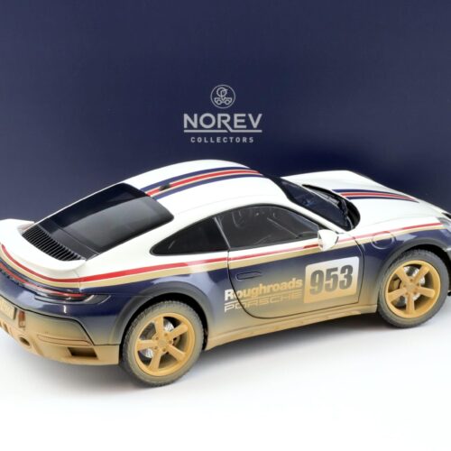 1:18 Norev Porsche 911 (992) Dakar Coupe 2023 Roughroads Dirty - Limited 500 pcs.