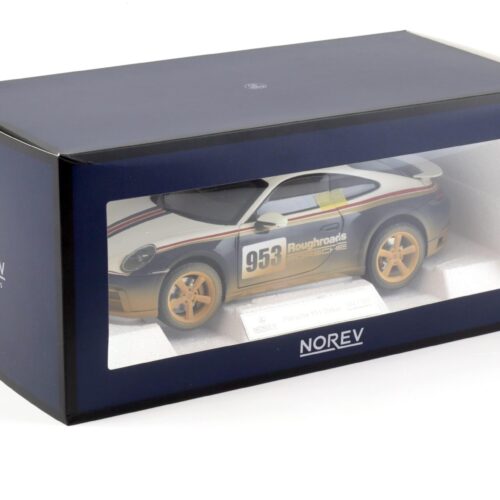 1:18 Norev Porsche 911 (992) Dakar Coupe 2023 Roughroads Dirty - Limited 500 pcs.