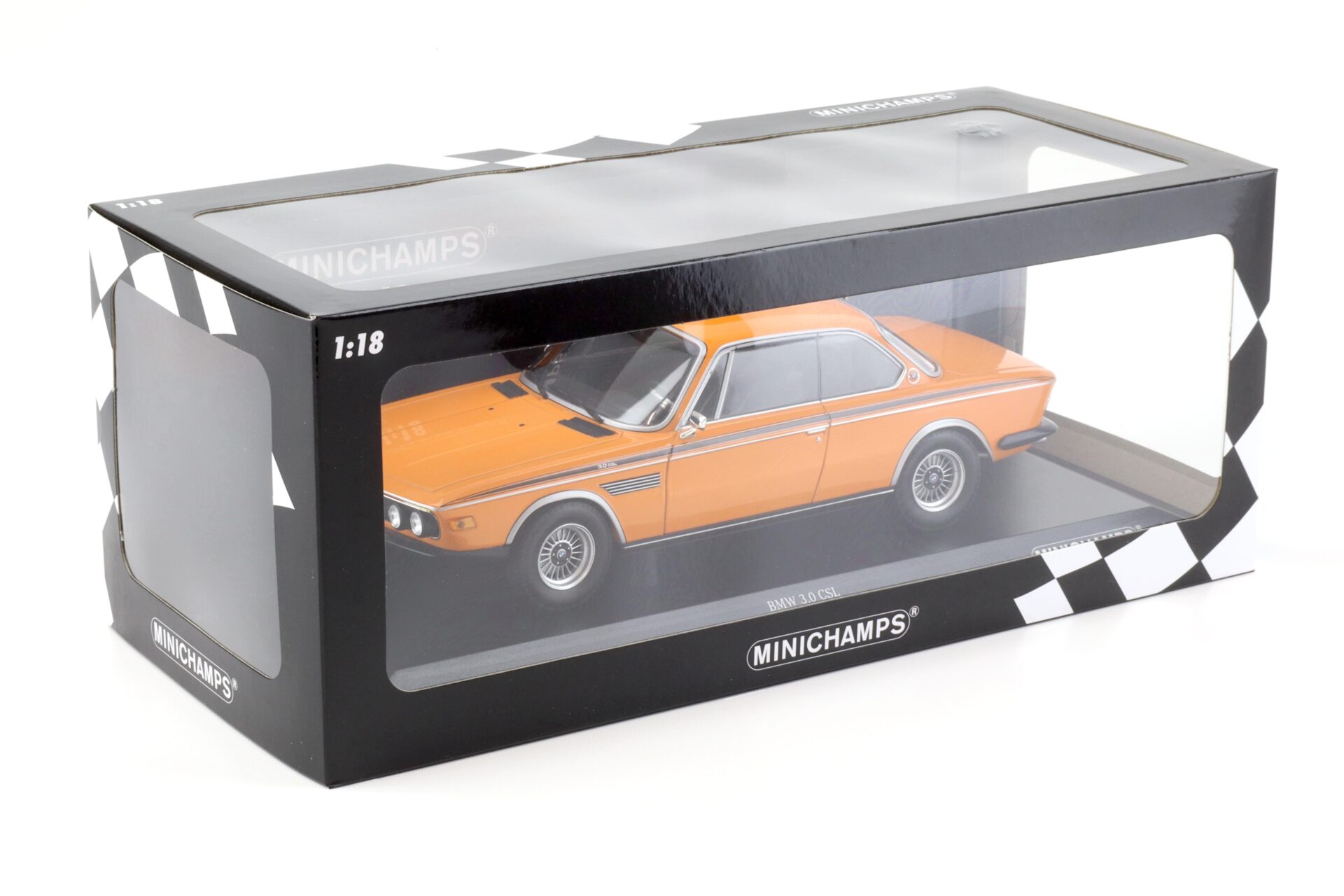 1:18 Minichamps BMW 3.0 CSL Coupe 1971 orange