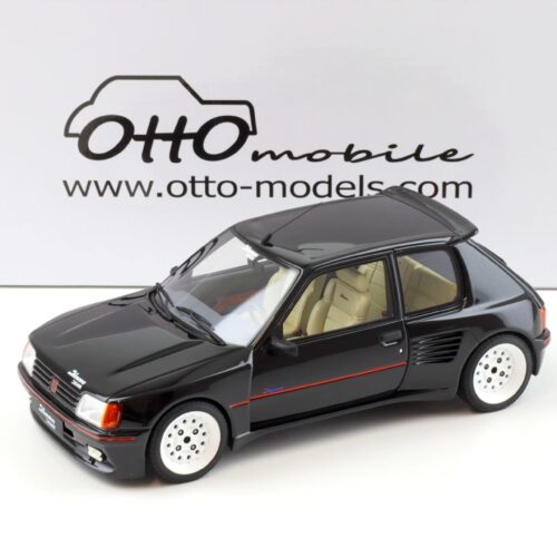 1:18 OTTO mobile OT901 Peugeot 205 Dimma black/ white wheels 1989