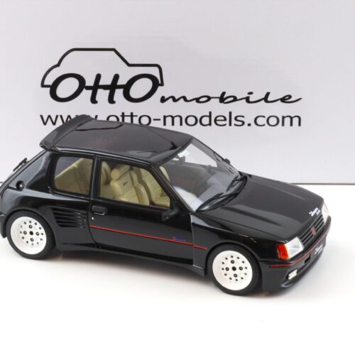 1:18 OTTO mobile OT901 Peugeot 205 Dimma black/ white wheels 1989