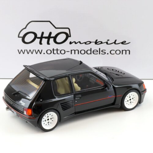 1:18 OTTO mobile OT901 Peugeot 205 Dimma black/ white wheels 1989