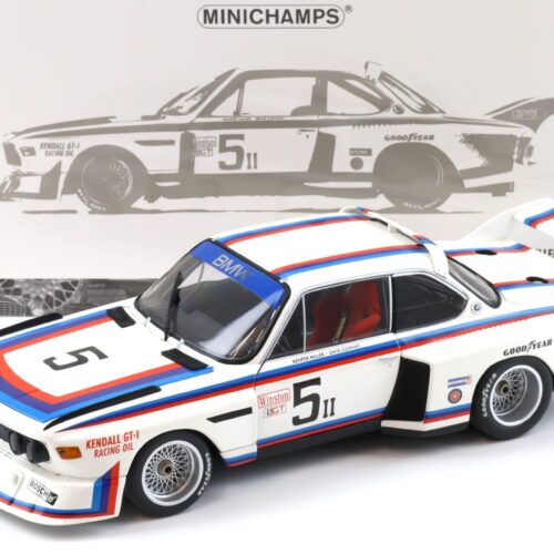 1:18 Minichamps BMW 3.5 CSL Gr.5 MILLER/ COWART 6h Watkins Glen 1979