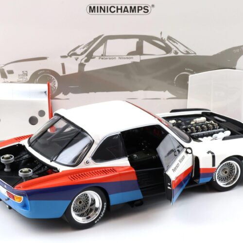 1:18 Minichamps BMW 3.5 CSL Gr.5 #1 Peterson/ Nilsson 6H Silverstone 1976