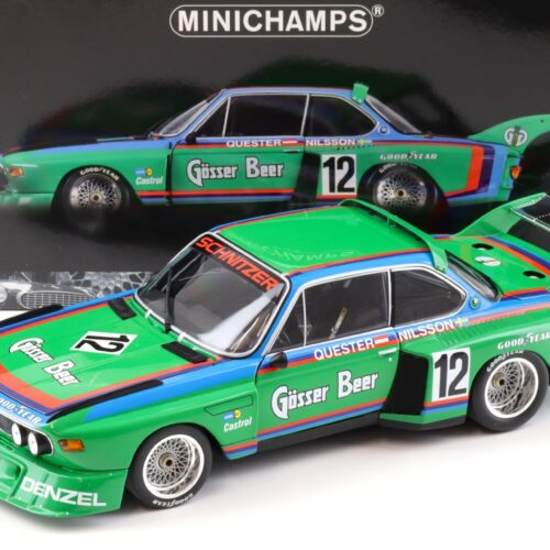 1:18 Minichamps BMW 3.5 CSL Group 5 GÖSSER #12 Quester/ Nilsson 6h Zeltweg 1976 - Image 1