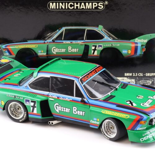 1:18 Minichamps BMW 3.5 CSL Gr.5 GÖSSER Krebs/ Quester 1000km Nürburgring 1976
