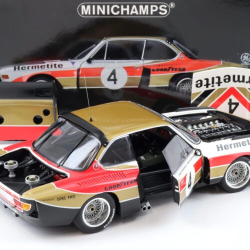 1:18 Minichamps BMW 3.5 CSL Gr.5 HERMETITE #4 Fitzpatrick/Walkinshaw Winner 6h Silverstone 1976